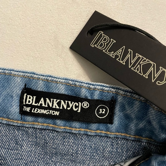 NWT Blank NYC The Lexington in Fare Warning Jeans Size 32 - Picture 6 of 10